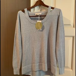 Michael Kors NEW Grey Sparkle Light Sweater